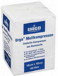 Urgo Mullkompressen, 8-fach